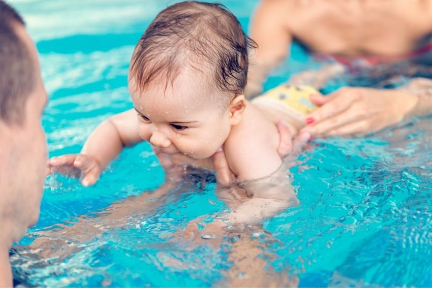 rund8fit, Natürlich darf auch dein Baby mit ins Wasser